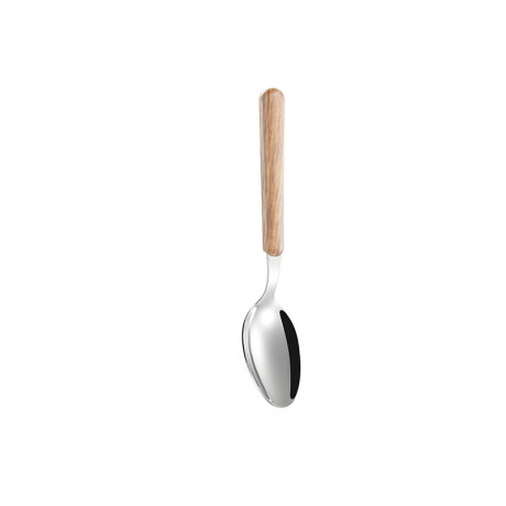 Cubierto madera postre cuchara