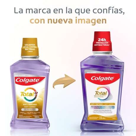 Enjuague Bucal Colgate Total Antisarro 500ml Enjuague Bucal Colgate Total Antisarro 500ml
