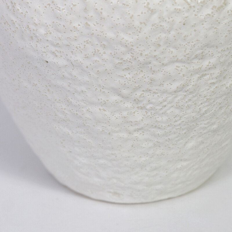 JARRON DE CERAMICA BLANCO 22X28CM Unica