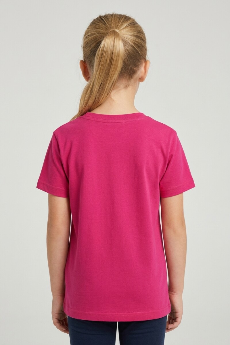 Remera cuello redondo ICONIC 150 - UNISEX FUCSIA