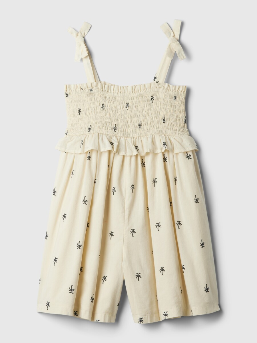 Vestido Punto Smock Toddler Niña - Chino 