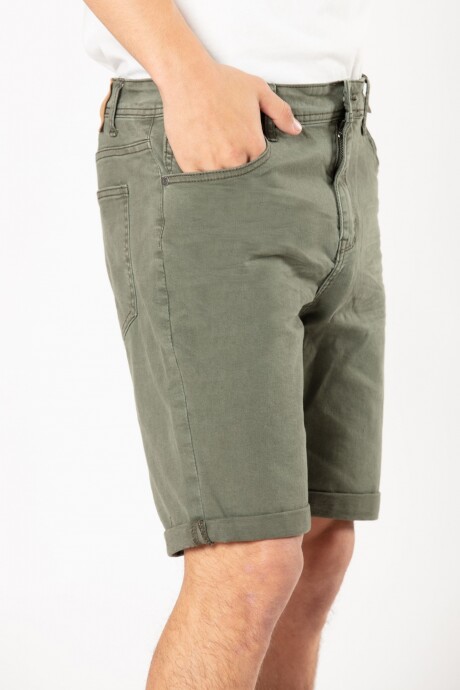 BERMUDA JEAN TWICH S23 RUSTY Militar