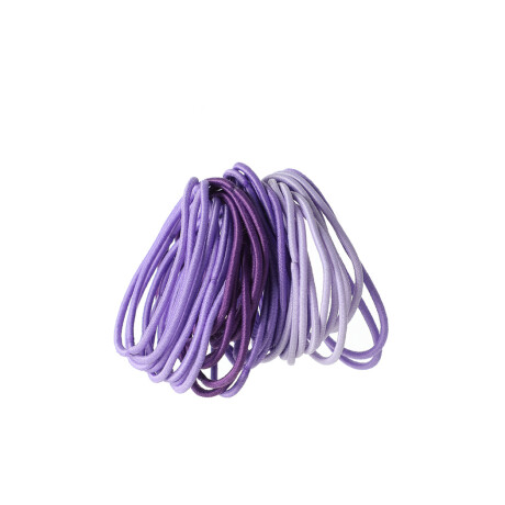 Gomitas para cabello 30 pcs violeta