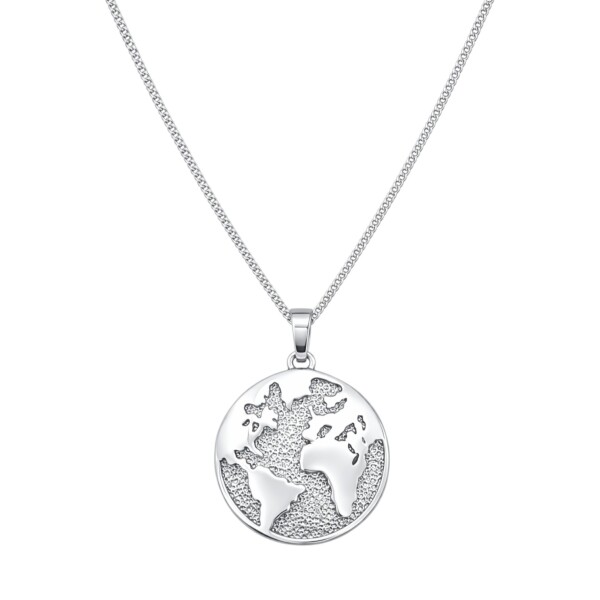 Dije circular mundo - Plata 925 - sin piedra - CP4822 conpiedra