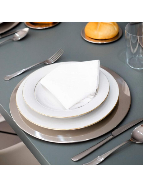 PLATO DE SITIO D33CM ACERO PLATO DE SITIO D33CM ACERO