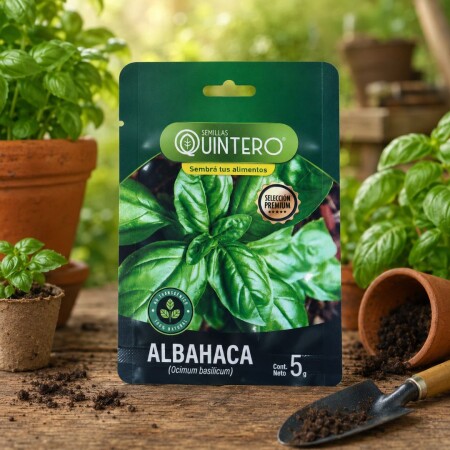 SEMILLAS DE ALBAHACA ITALIANO 5 GRAMOS SEMILLAS DE ALBAHACA ITALIANO 5 GRAMOS