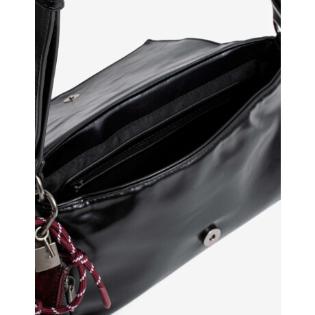 Cartera Formato Bandolera Con Tachas Negro