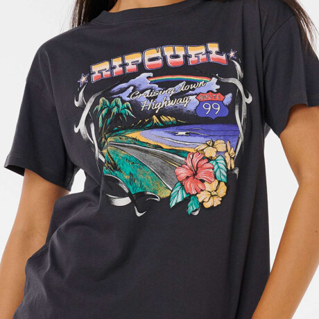 Remera Rip Curl Pacific Rider Relaxed Tee Negro