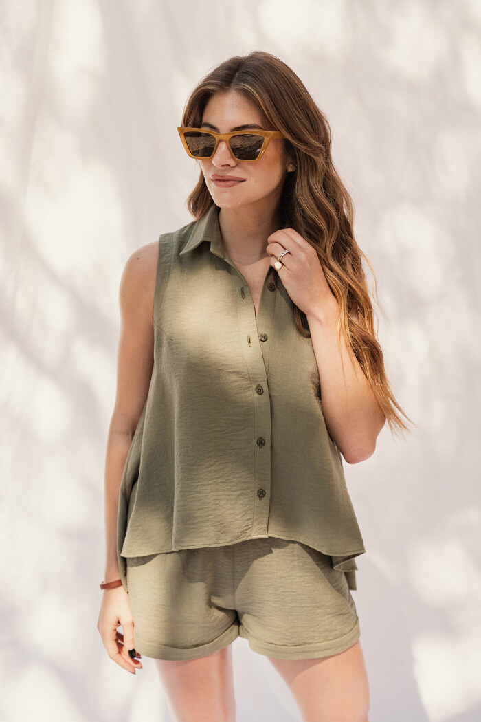 CAMISA AMALFI MOSS GREEN CAMISA AMALFI MOSS GREEN