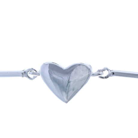 Pulsera de plata 925, CORAZON. Pulsera de plata 925, CORAZON.