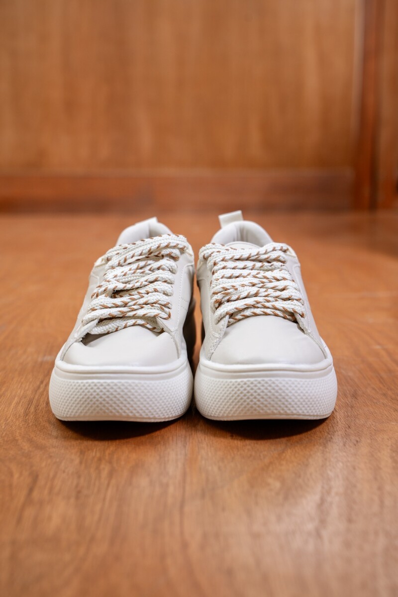 Calzado Casual. - Blanco 