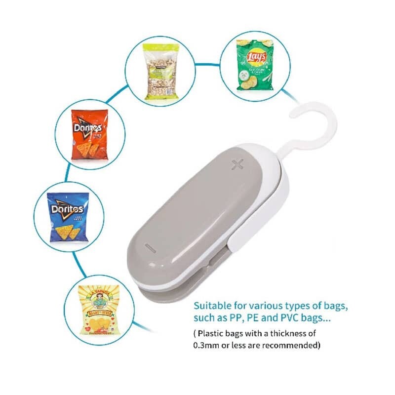 Mini Sellador Portátil Para Bolsas De Alimentos Mini Sellador Portátil Para Bolsas De Alimentos