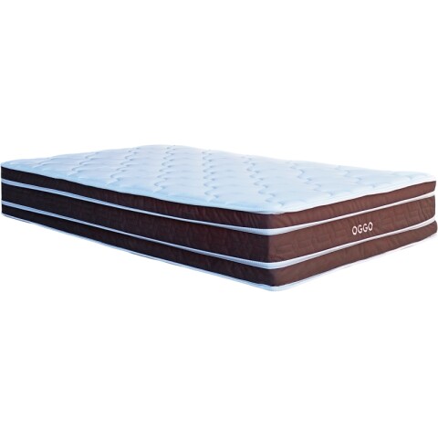 Plaza y Media Sommier Base Box Colchon Maximo Espuma y Doble Pillow Top Reversible 110 x 188 x 28 cm - 130 Kg Plaza y Media Sommier Base Box Colchon Maximo Espuma y Doble Pillow Top Reversible 110 x 188 x 28 cm - 130 Kg