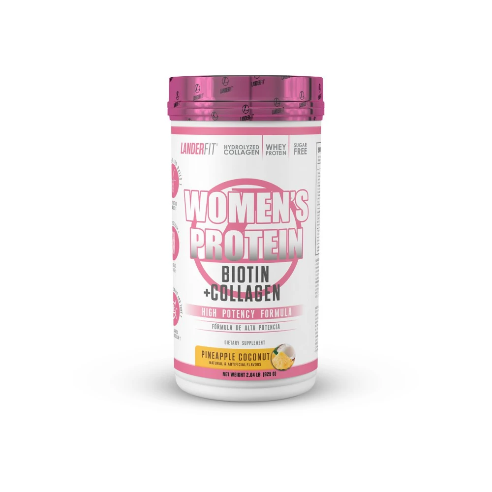 LANDERFIT WOMENS PROTEIN PINEAPLE COCO.