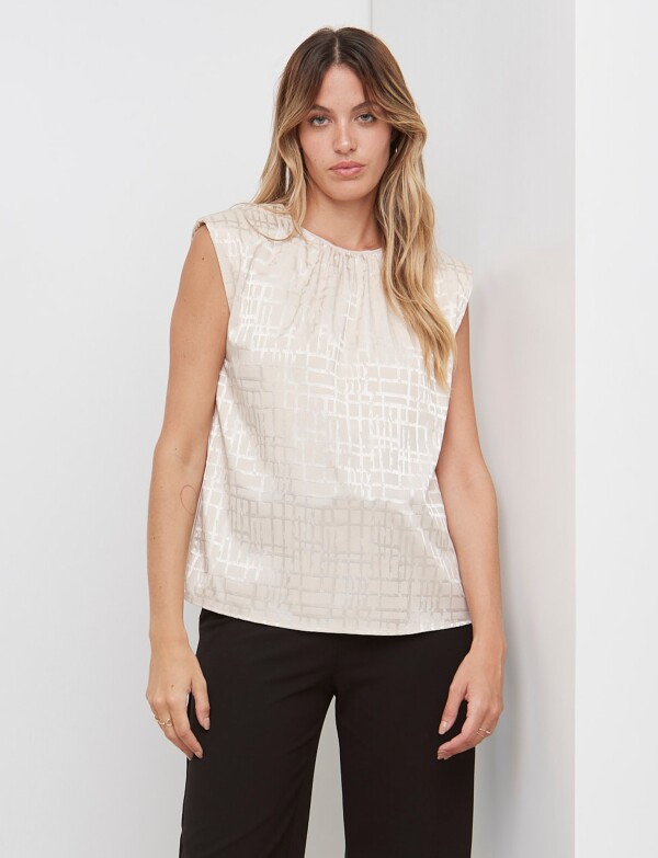 Blusa Labrada BEIGE