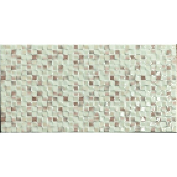 REVESTIMIENTO DECORADO ANDROS CREMA "A" 25x50 CM Revestimiento Decorado Andros Crema "a" 25x50 Cm