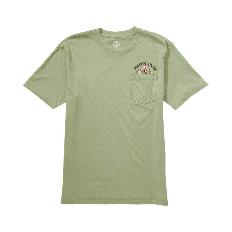 Remera Volcom ABG GREAT DIVIDE SST - Verde Remera Volcom ABG GREAT DIVIDE SST - Verde