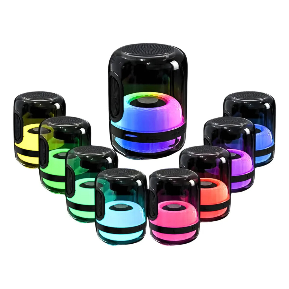 Parlante bluetooth elegante con luces Rgb Parlante bluetooth elegante con luces Rgb