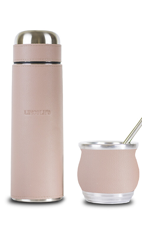 KIT MATERO SPHERE GRANEADO FINO ROSA PASTEL