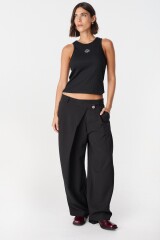 Pantalon Cruzado Negro