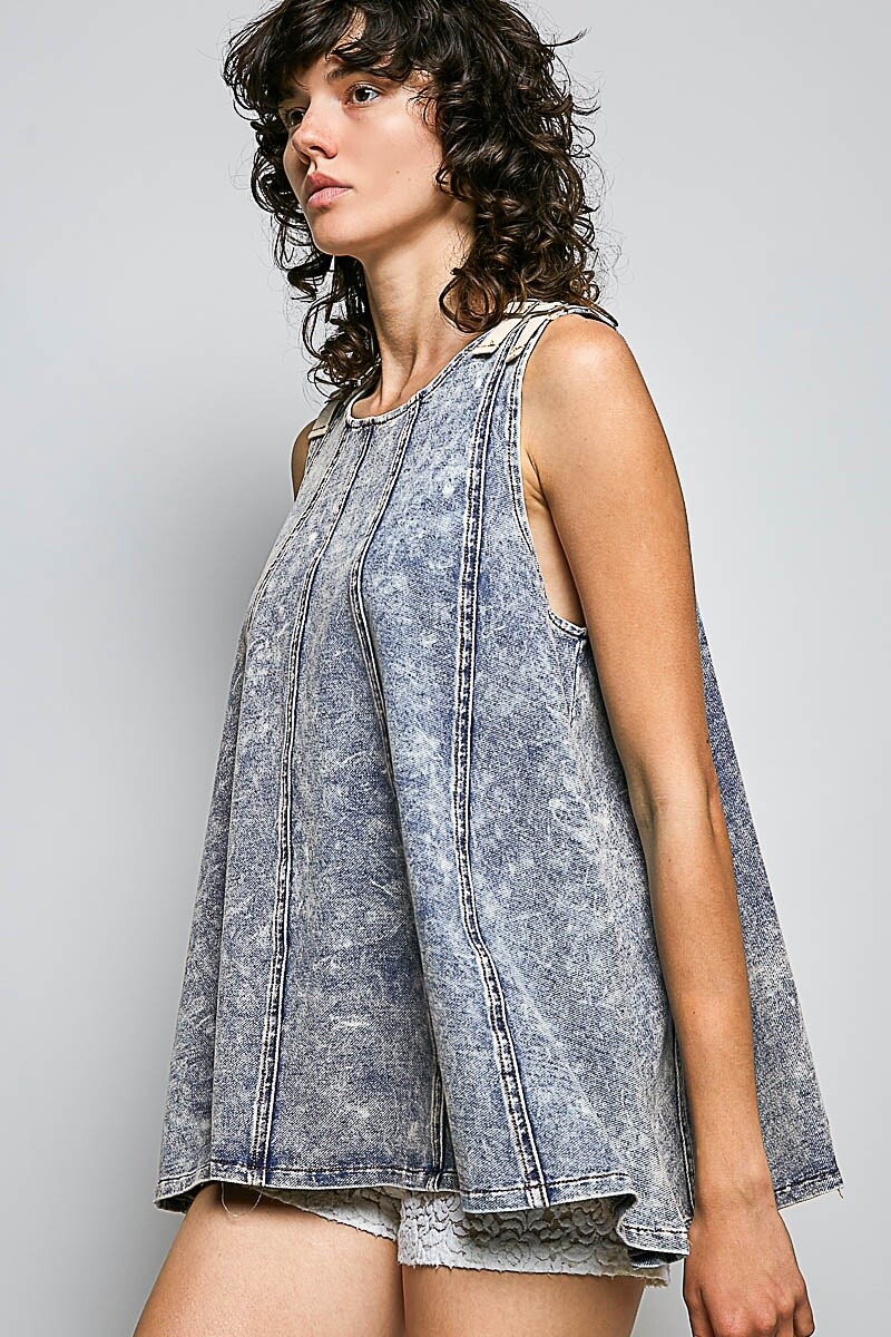 MUSCULOSA RELAX Denim