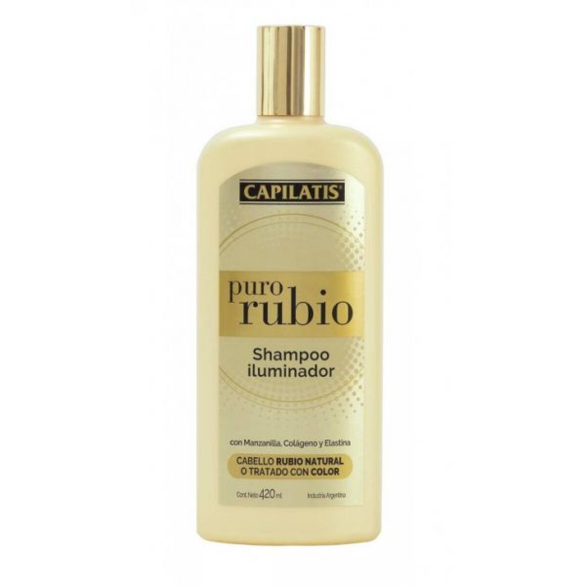 Shampoo Capilatis Puro Rubio Iluminador 420ml 