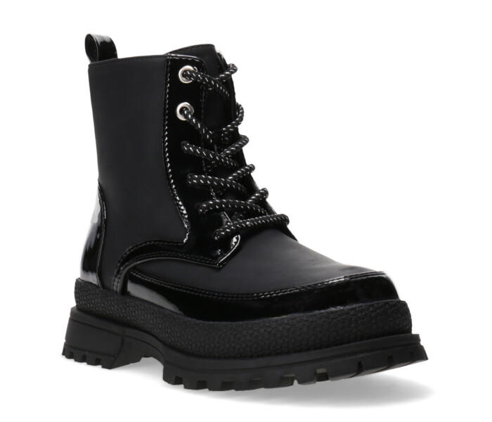 Bota SUNFLOWER acordonada con cierre Black