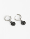 Aros Colgantes Cortos Special Price Aros Cortos Rosas Metal. - Dorado