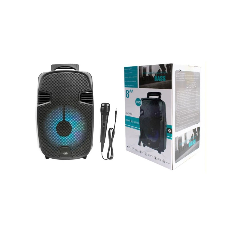 Parlante Portatil Bluetooth GTS-1248 8" con microfono Parlante Portatil Bluetooth GTS-1248 8" con microfono