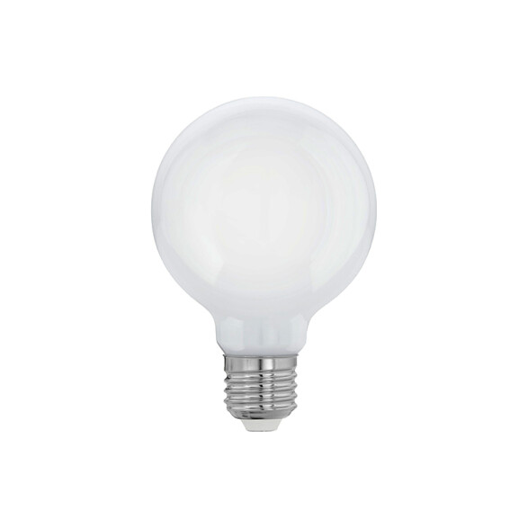 Lámpara LED globo opal G80 E27 7W cálida 806Lm EG5290