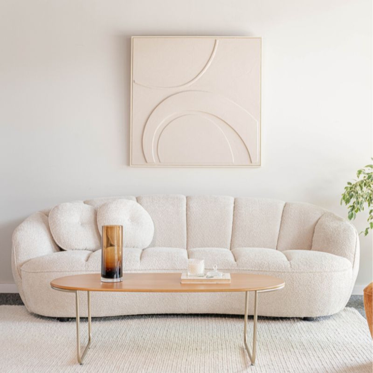 Sofá Felicce - 3 cuerpos / Beige 