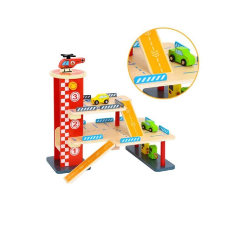 Tooky Toy Estacionamiento De 3 Pisos 22 Pzs