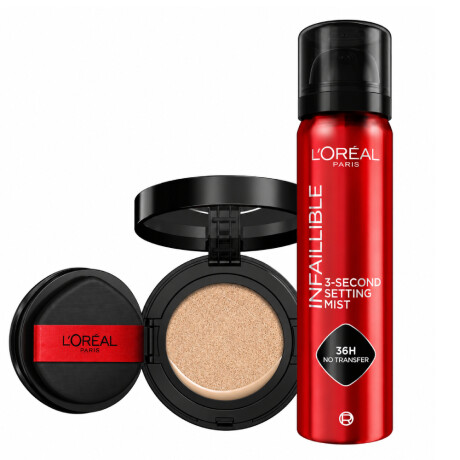 Pack L'Oréal Paris Infaillible Air Wear Fijación y Cobertura N°120 Pack L'Oréal Paris Infaillible Air Wear Fijación y Cobertura N°120