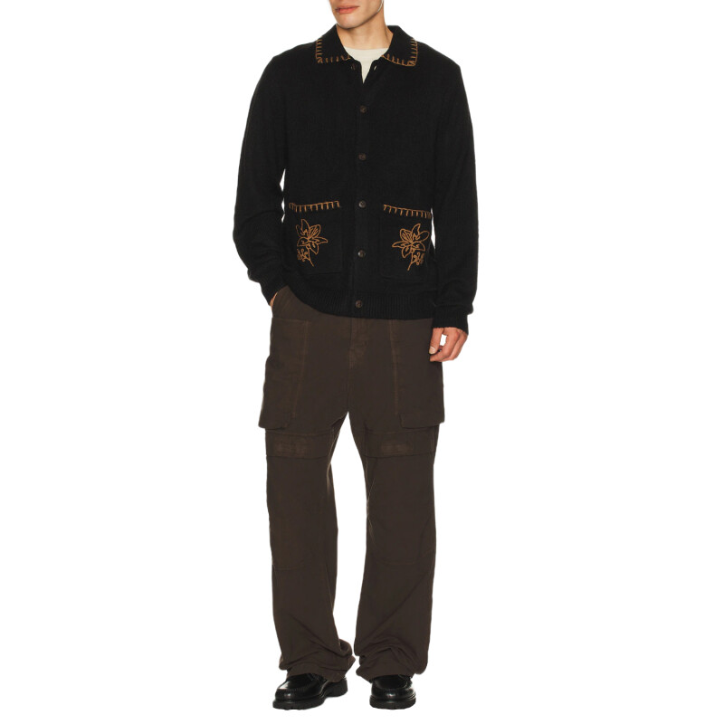 Buzo Rhythm Whip Stitch Button Up - Negro Buzo Rhythm Whip Stitch Button Up - Negro