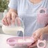 Set molde helado y mordillo alimentacion BUBA rosa
