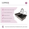 Pileta de Cocina Acero Inox Multifuncional Pileta de Cocina Acero Inox Multifuncional