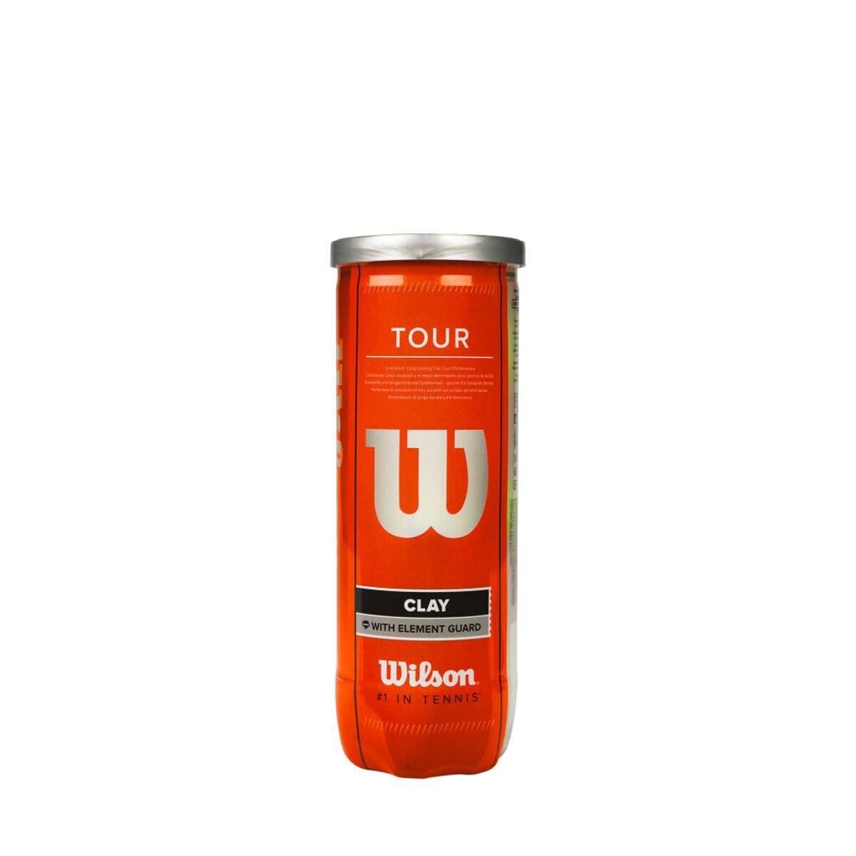 Tubo pelota Tour Clay Unisex - Amarillo 