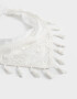 Vinchas Textiles Con bordado Vincha Con Borlas - Blanco Crudo