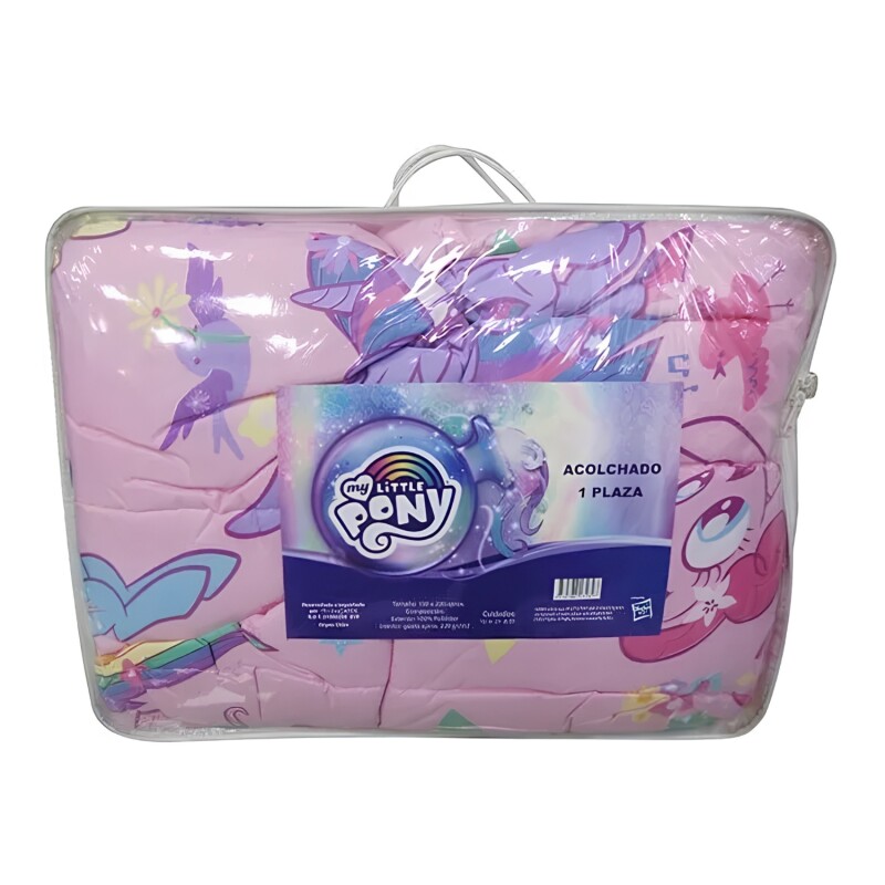 Acolchado Disney en Microfibra Infantil 1 Plaza Little Pony Acolchado Disney en Microfibra Infantil 1 Plaza Little Pony