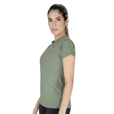 TSHIRT FEM NYL/SPX EVERLAST CHILL GN W7 S GN