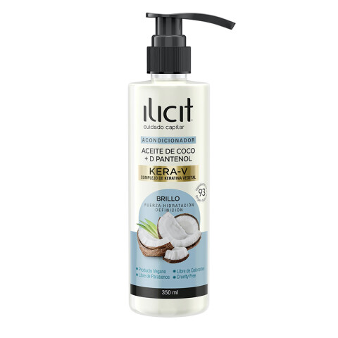 Acondicionador Ilicit 350 ml Aceite de coco