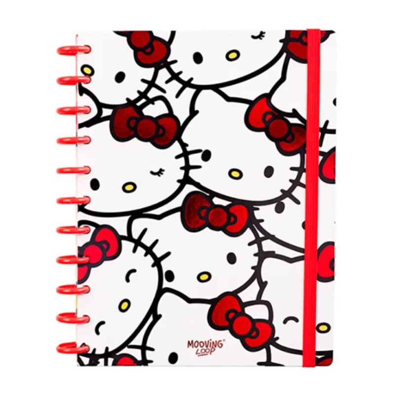 Cuaderno Mooving Hello Kitty Loops con sobre Cuaderno Mooving Hello Kitty Loops Con Sobre