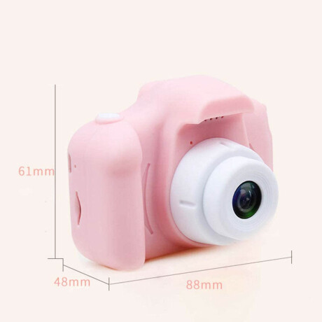 Mini Camara Digital HD Infantil C/Juegos Memoria 32gb Rosa