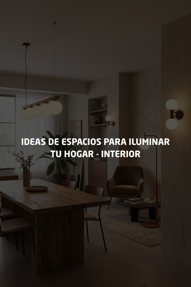 IDEAS DE ESPACIOS PARA ILUMINAR TU HOGAR