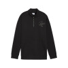 Buzo PUMA ESS Script high neck Half Zip Crew Mujer 688073 01 Negro