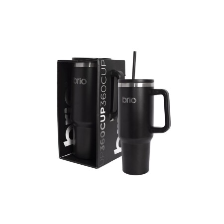 VASO TERMICO CON SORBITO 1200ML BRIO NEGRO NEGRO