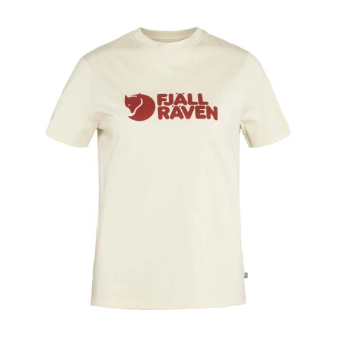 Fjällräven Logo Tee - Mujer Chalk White