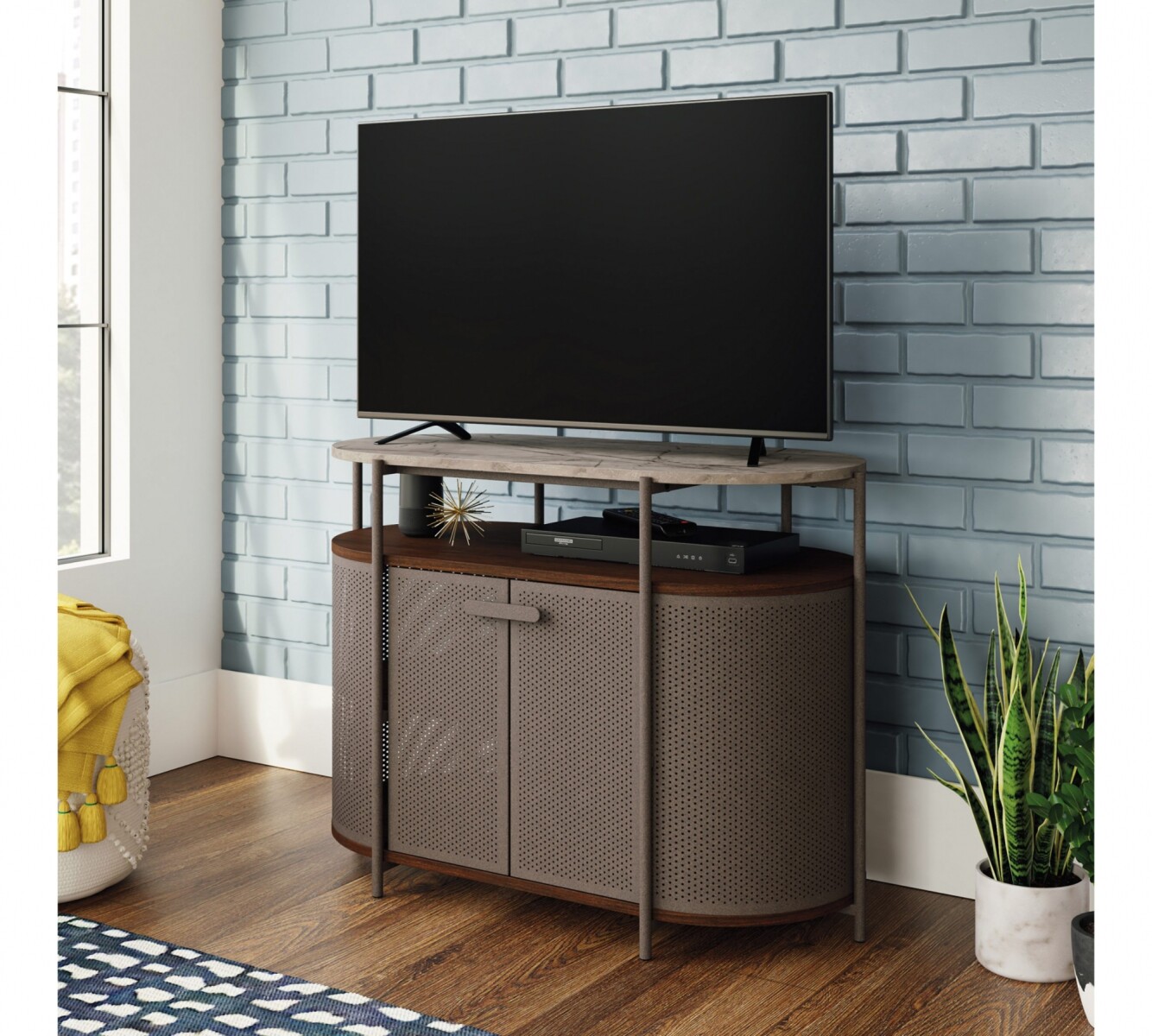 Rack para Tv una puerta - Sauder - Linea Radial 