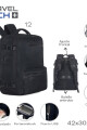 Mochila de viaje Travel Tech Negro