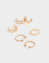 Bijou Cuff De metal Set De Earcuff - Dorado